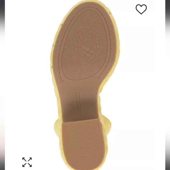 Vince Camuto Womens Ellah Platform Sandal Lemoncello 6M - Picture 5 of 7